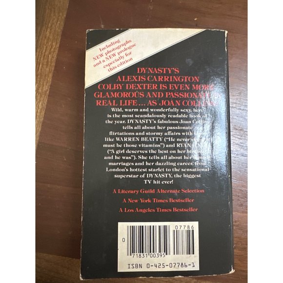 Joan Collins Past Imperfect An Autobiography Book - Picture 2 of 8